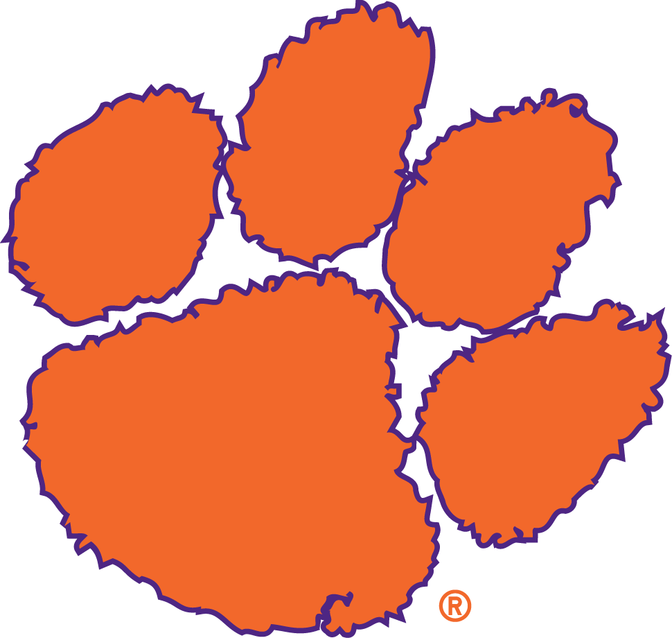 Clemson Tigers 1977-Pres Secondary Logo iron on paper